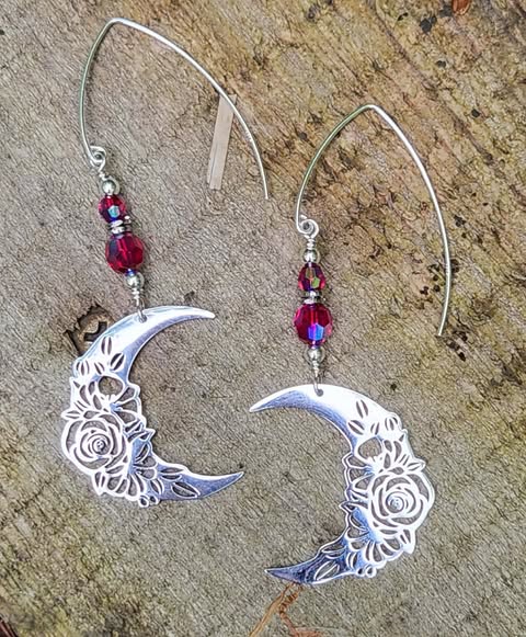 Crescent moon earrings